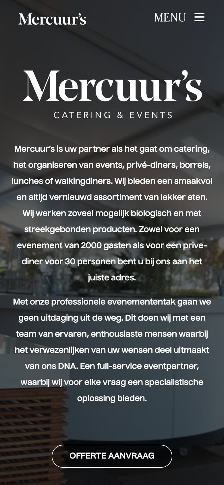 Mercuur’s — Mobiel: dezelfde sfeer op telefoonformaat