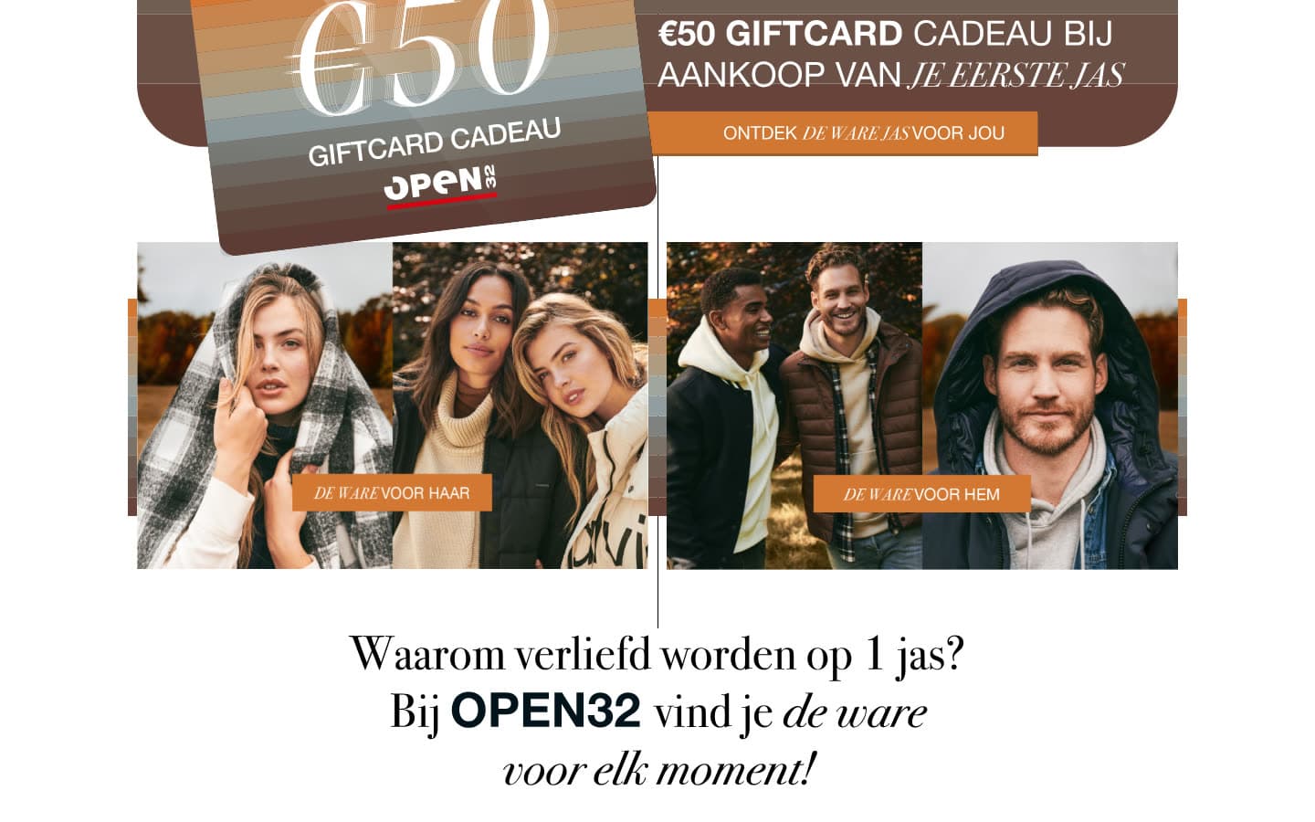 Open32 — Giftcard-actie in de shop